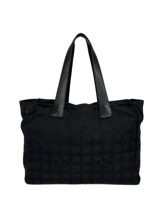 Chanel Handbags - Chanel Tote New Travel Line MM Black Leather